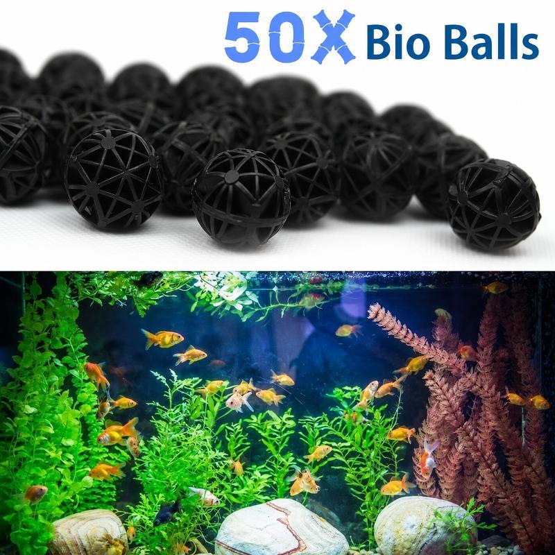 Aquarium Fish Marine - 50Pcs 16mm Aquarium Bio Filter Balls
