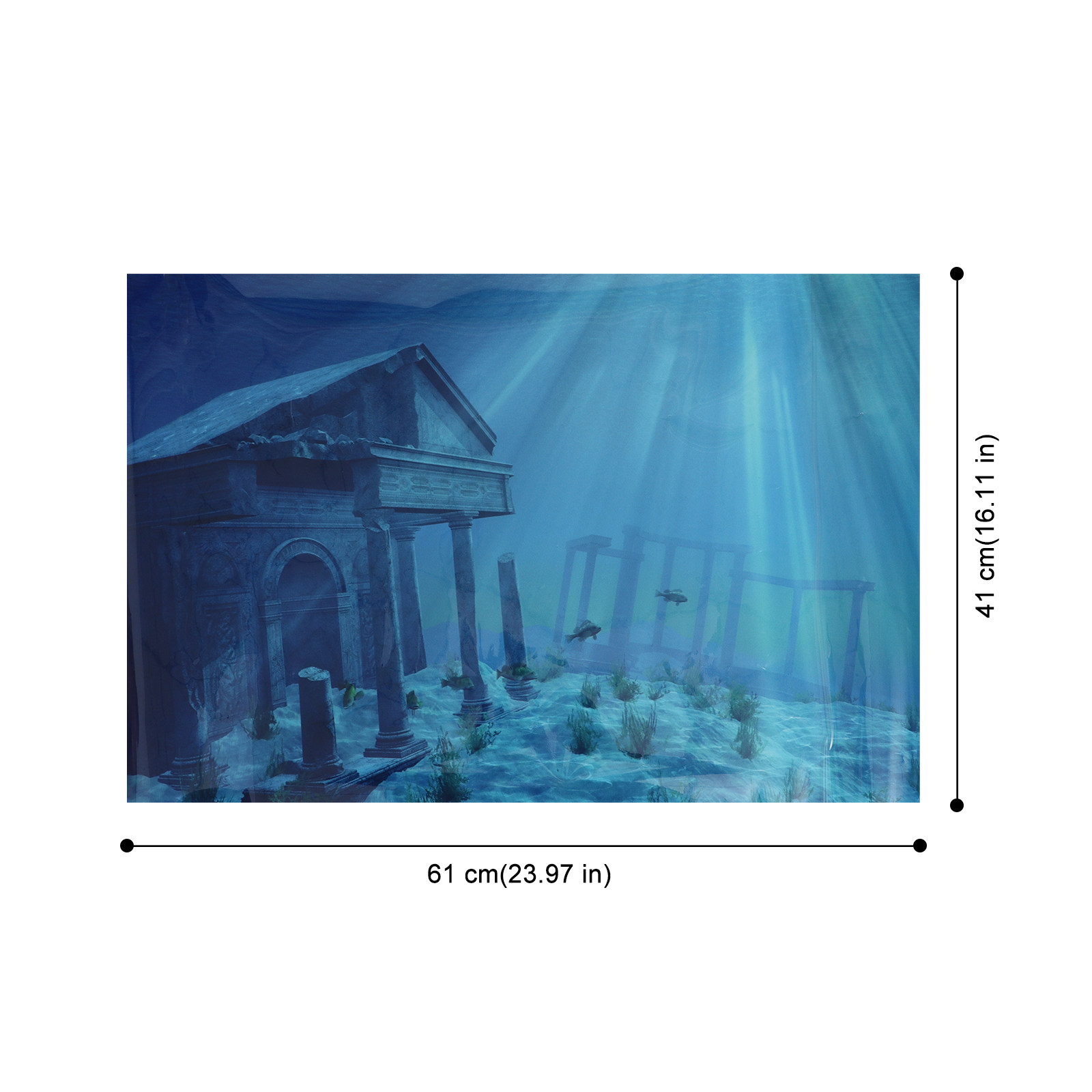 Wall Paper Aquarium Poster Bac - Aquarium Fish Wallpaper review and price