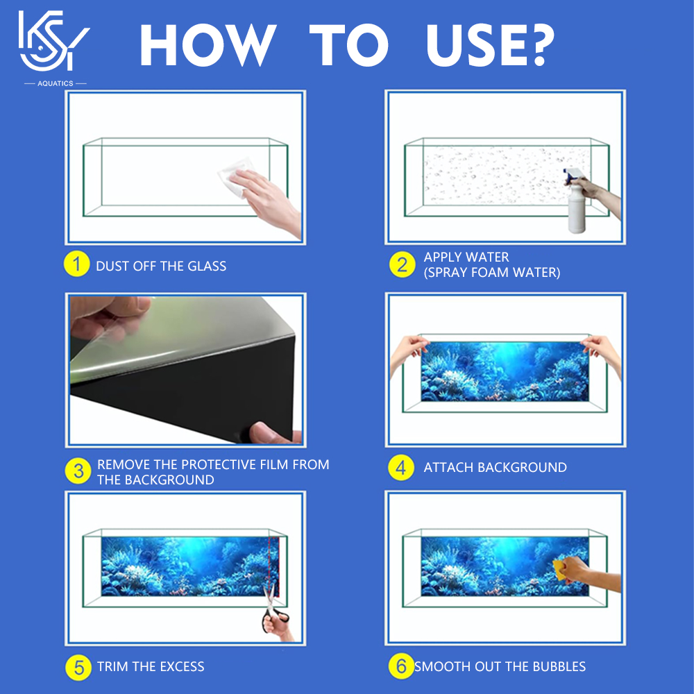 Aquarium Background Sticker 80 - Aquarium Fish Wallpaper review and price