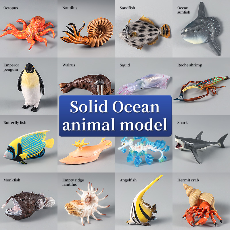 Sea Life Animals Action Figure - Fish In Aquarium Picture review and price