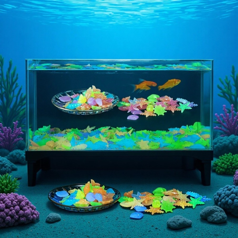 Glowing Luminous Ocean Stones  - Aquarium Fish To Buy review and price