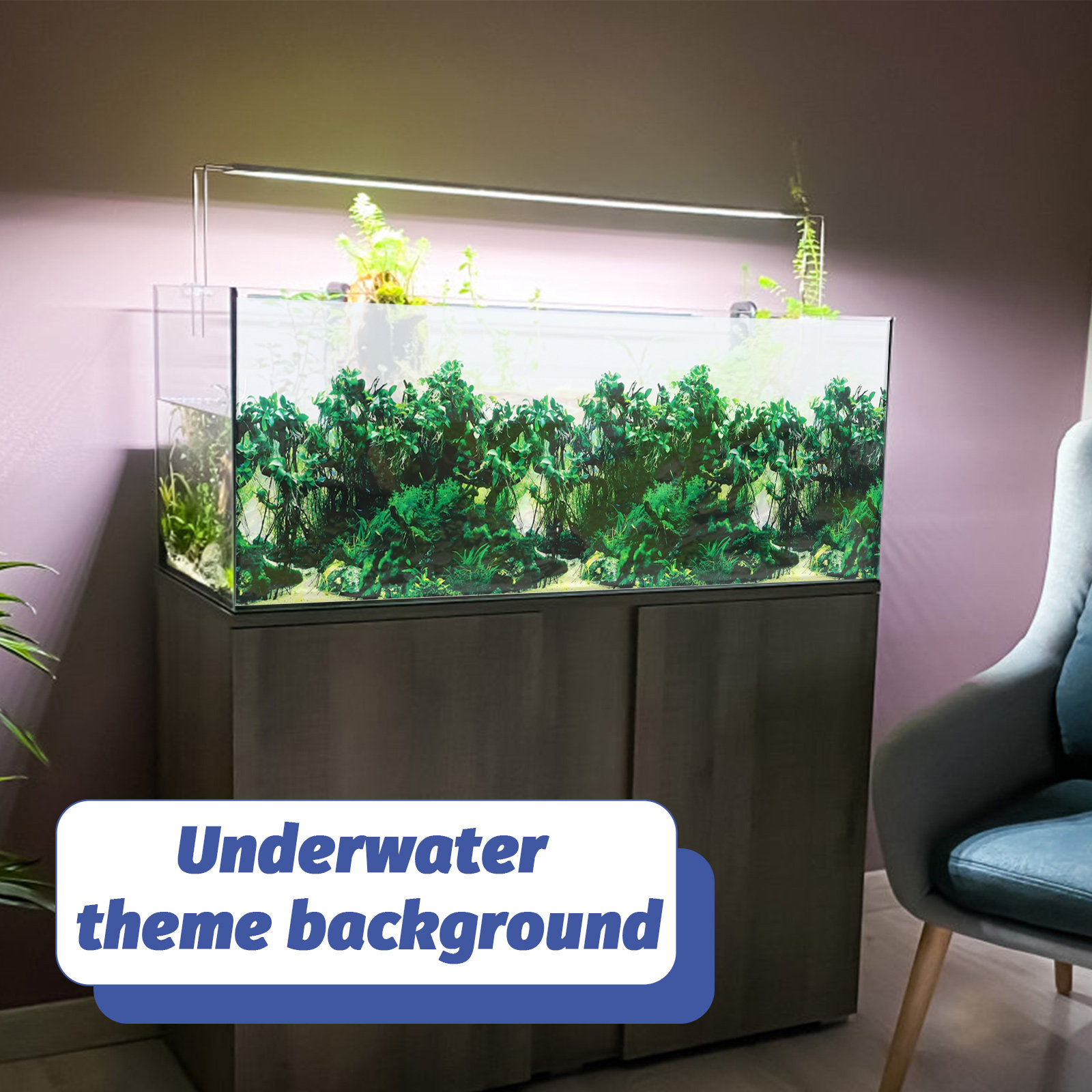 Fish Tank Background Paper Thi - Aquarium Fish Wallpaper review and price
