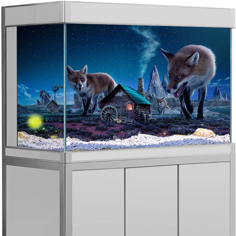 Aquarium Background Sticker My - Aquarium Fish Wallpaper review and price