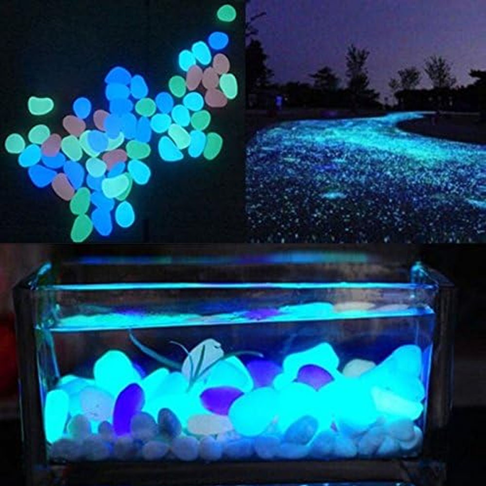 Fish Tank Rocks Glow Blue Pebb - Aquarium Fish To Buy review and price