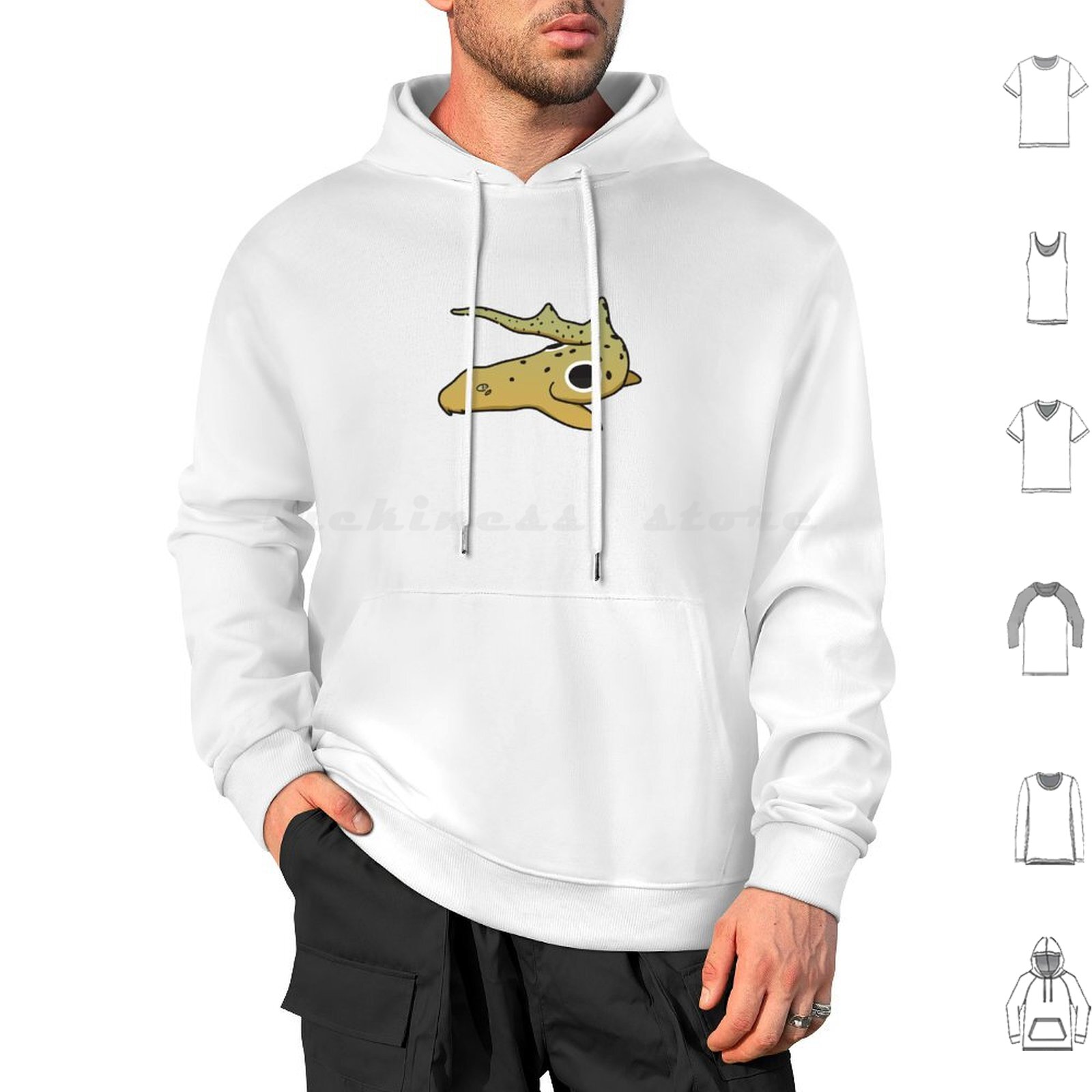 Epaulette Shark Drawing Hoodie - Aquarium Fish Drawing review and price