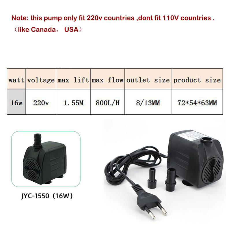 AC 220V 16W 25W Submersible Wa - Aquarium Fish And Supplies review and price