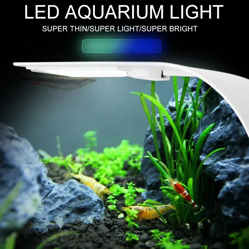 Ultra Thin LED Aquarium Light  - Fish In Aquarium Picture review and price