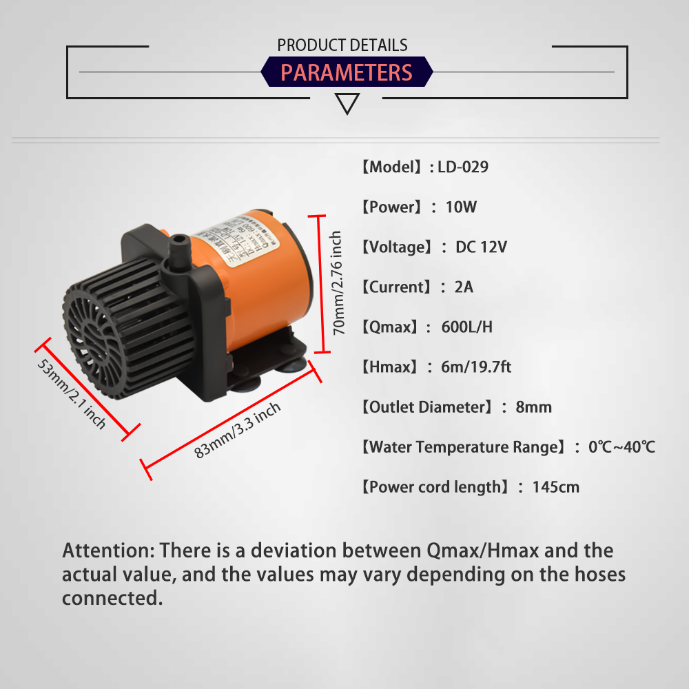 12V DC Brushless Small Submers - Aquarium Fish Small review and price